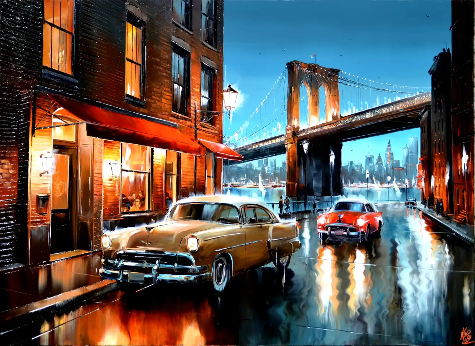 Brooklyn bridge diner