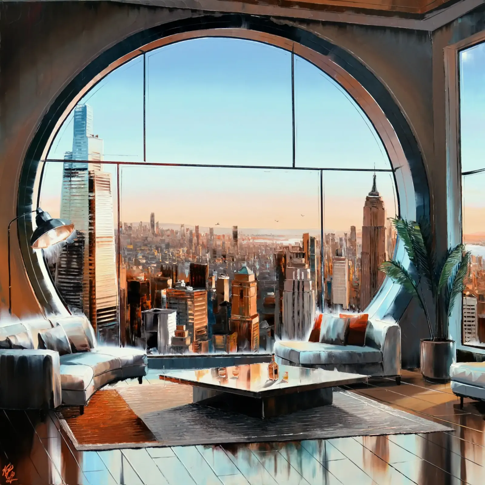 New York Round view
