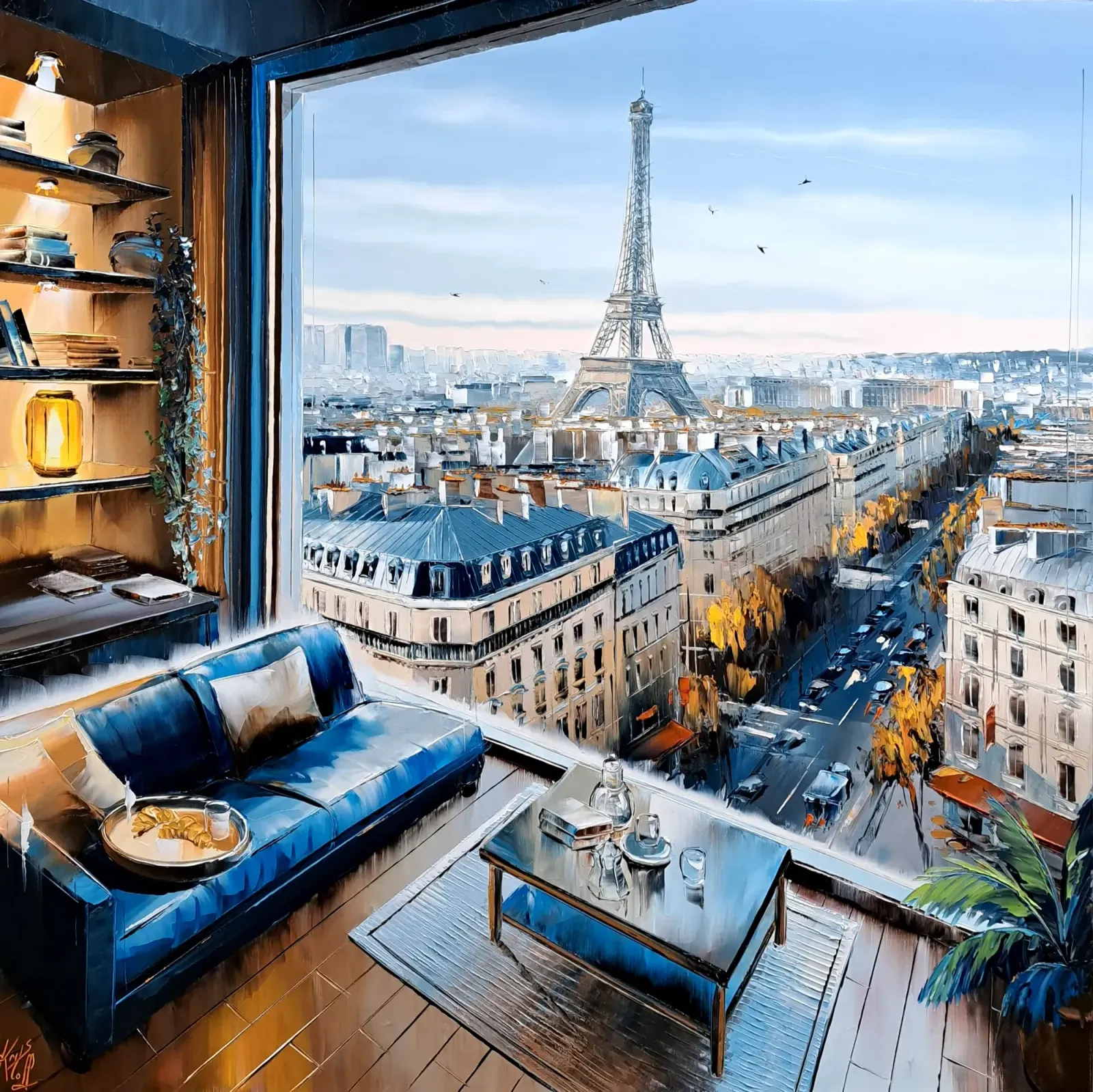 Paris boulevard hausmannien