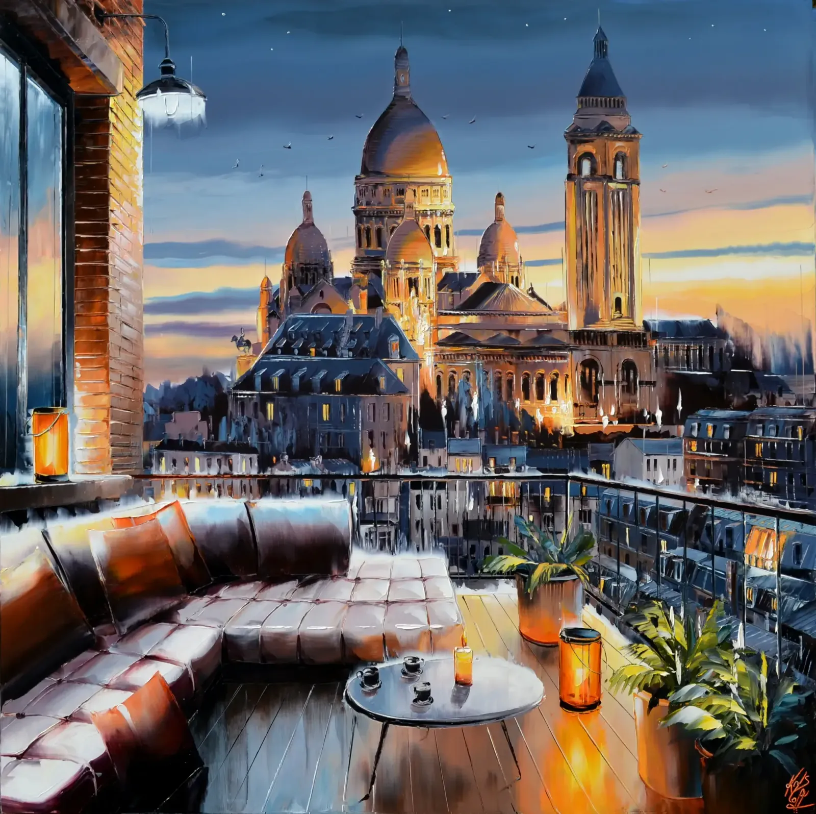 Sacré Coeur by night